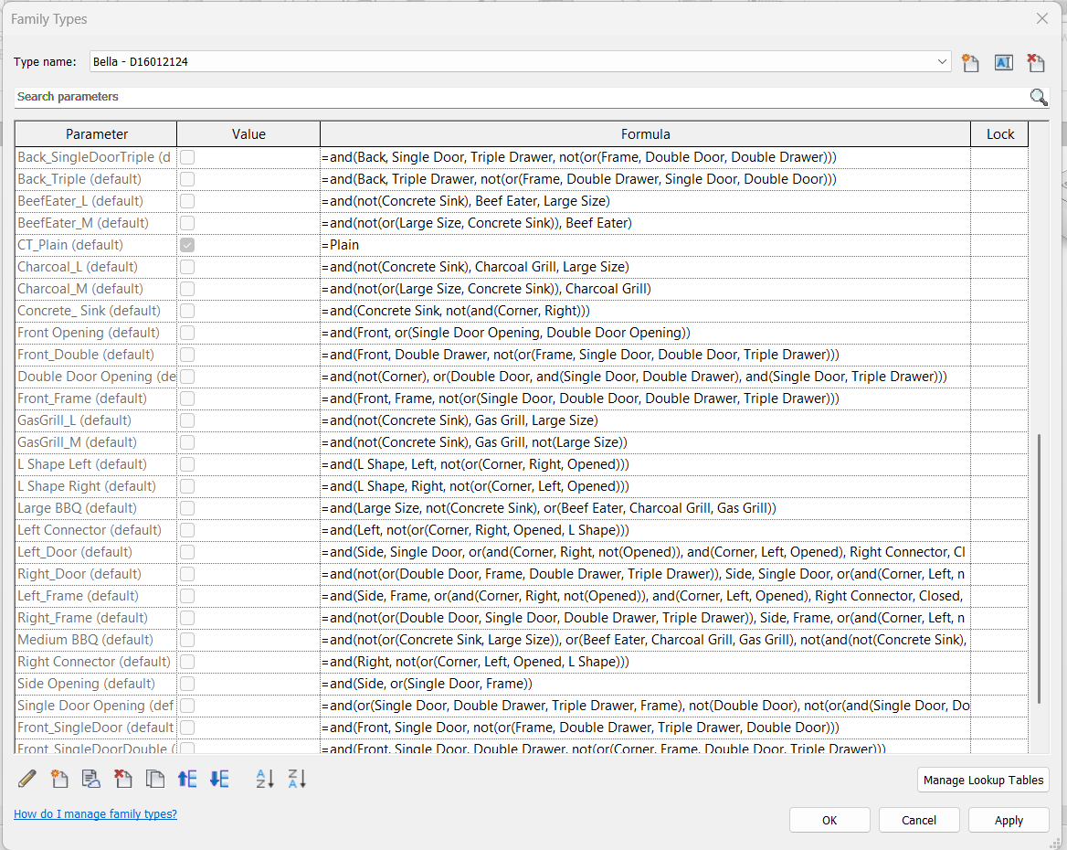 Parametric Formula 3